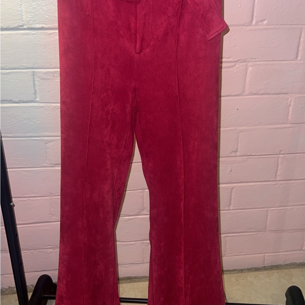 Flying Tomato Red Flare Pants